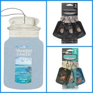 7 Pack Variety Yankee Candle Car Fragrance Scents